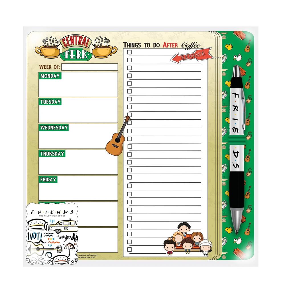 Friends Notepad and Pen